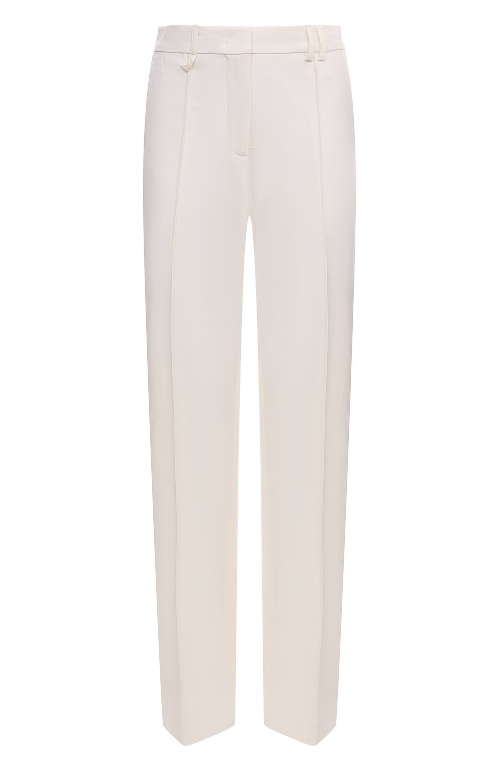 Брюки изо льна и шелка JACQUEMUS, арт. 22H223PA018/1075WHITE, фото 1