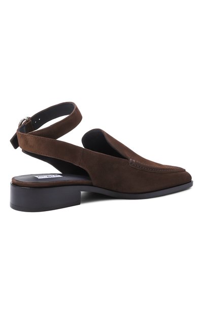 Замшевые сандалии ALAIA, арт. AA3L1001I111, фото 5