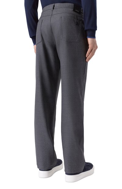 Шерстяные брюки ZILLI, арт. J5T101M0201VSGE00, фото 4