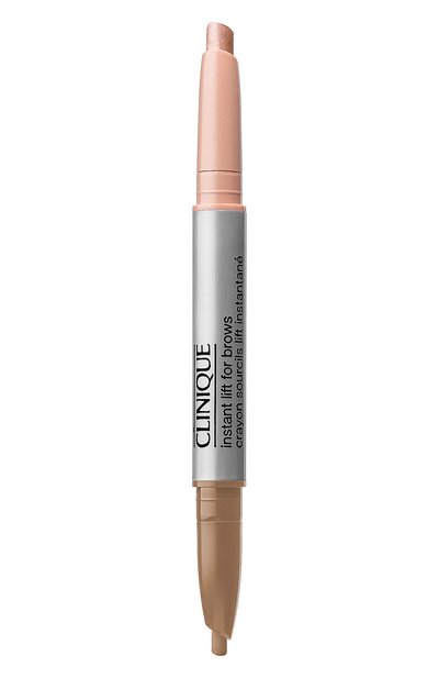 Женский двойной карандаш для бровей instant lift, 02 soft brown CLINIQUE, арт. K6EE-02