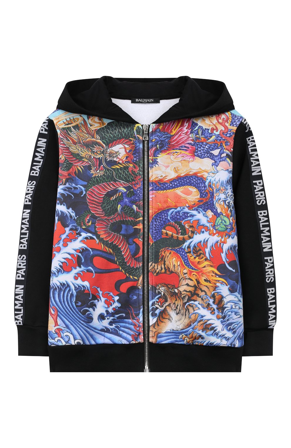 Хлопковая толстовка с капюшоном BALMAIN, арт. 6L4660/LD220/4-10, фото 1