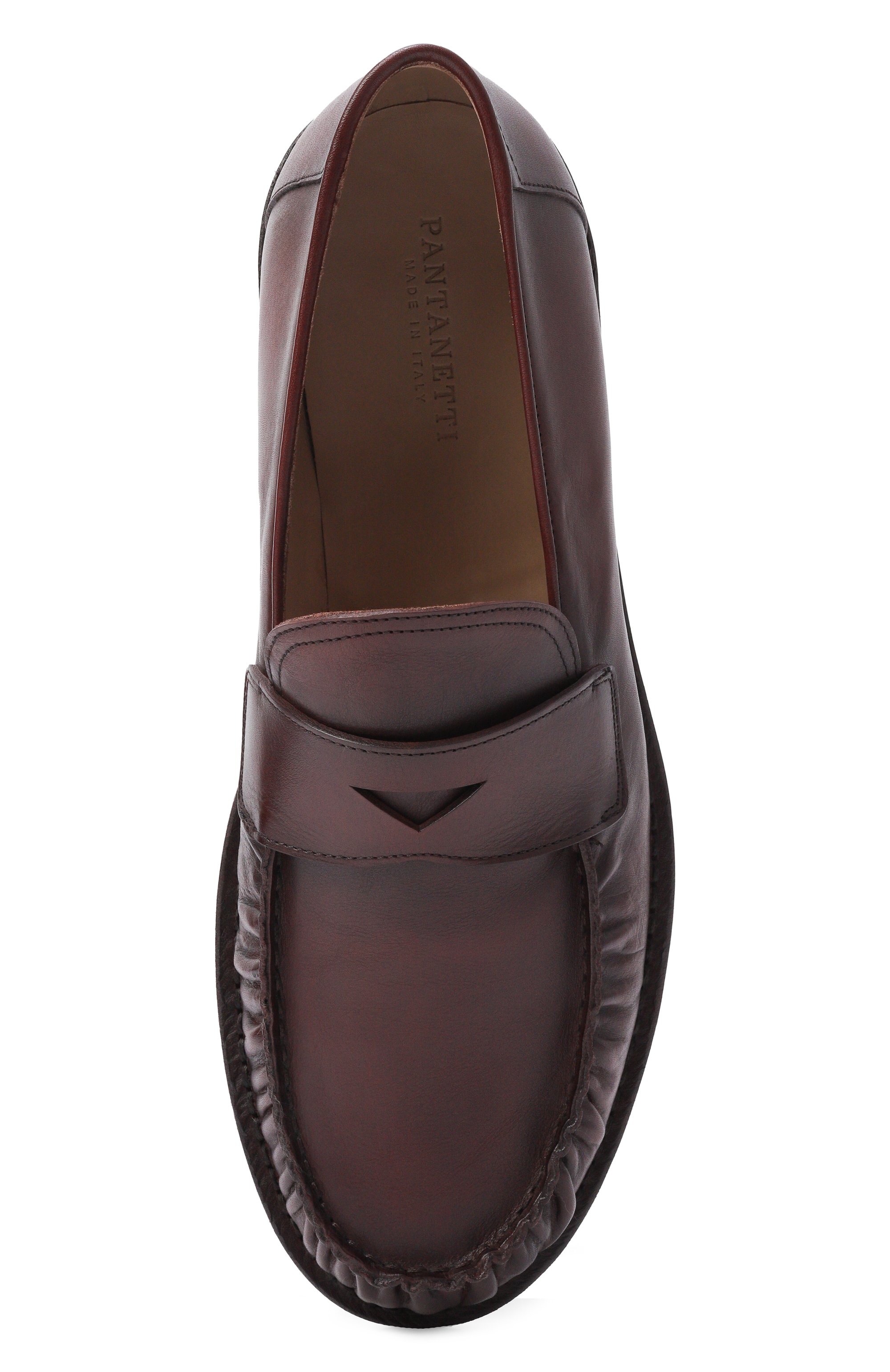 Кожаные пенни-лоферы PANTANETTI, арт. 18542F/FLUTH, фото 5