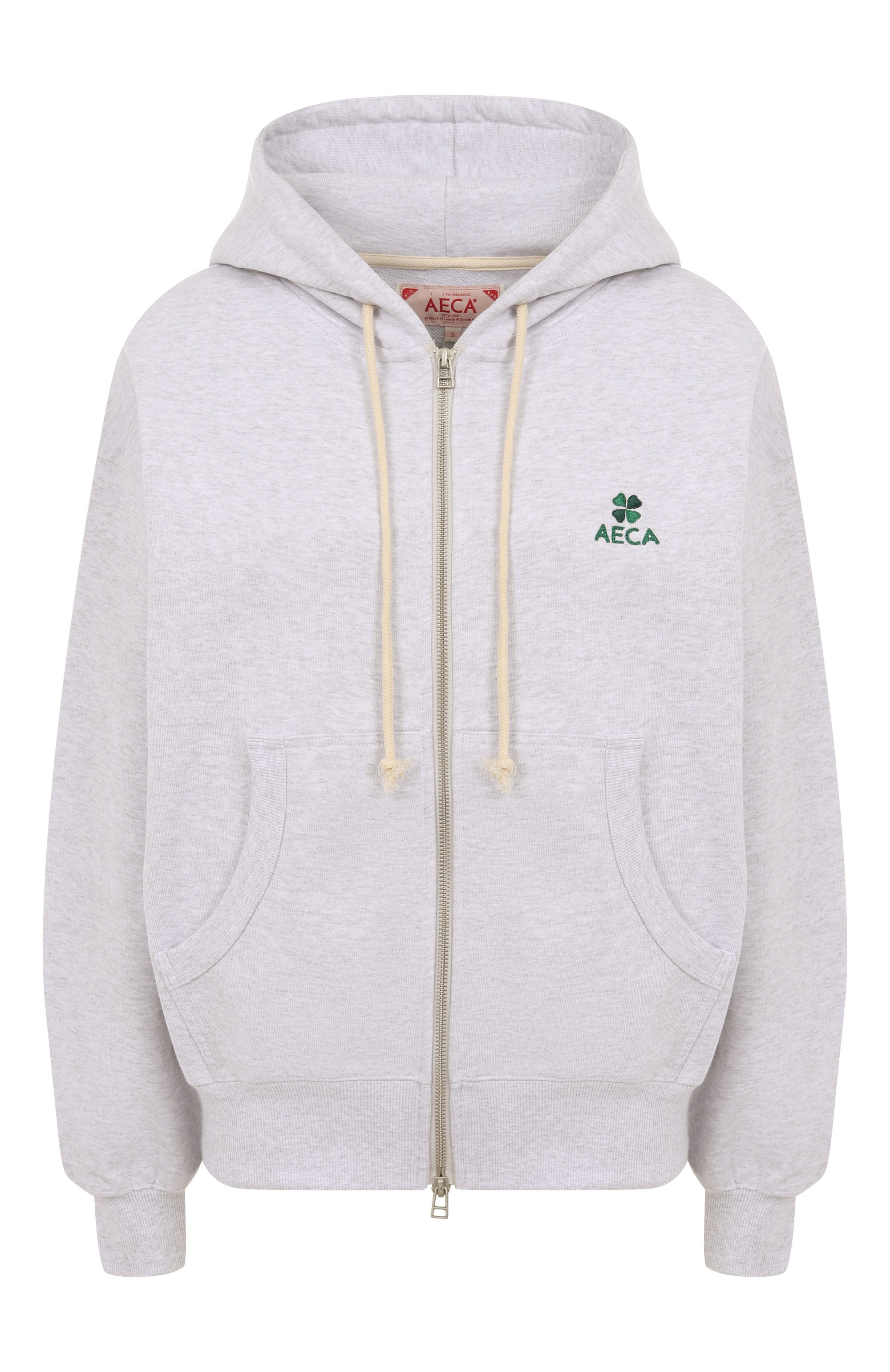 Хлопковая толстовка AECA WHITE, арт. AWCMFWBDTSZSO001C0.LIGHT GREY (S), фото 1