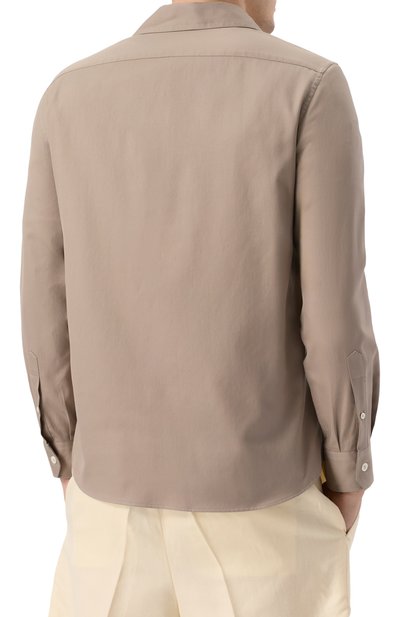 Хлопковая рубашка BRUNELLO CUCINELLI, арт. MW6040658, фото 4