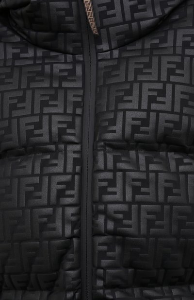Пуховик FENDI черного цвета по цене 299500 руб., арт. FAN009 AEQX, фото 5 Пуховик FENDI, арт. FAN009 AEQX, фото 5