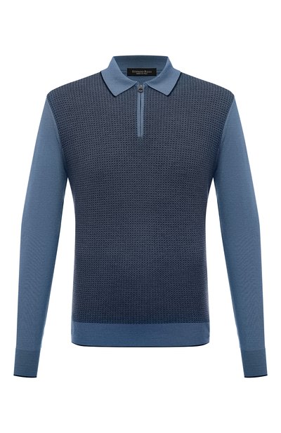 Мужская поло из шерсти и шелка STEFANO RICCI, арт. KE06007AZ1/E24303