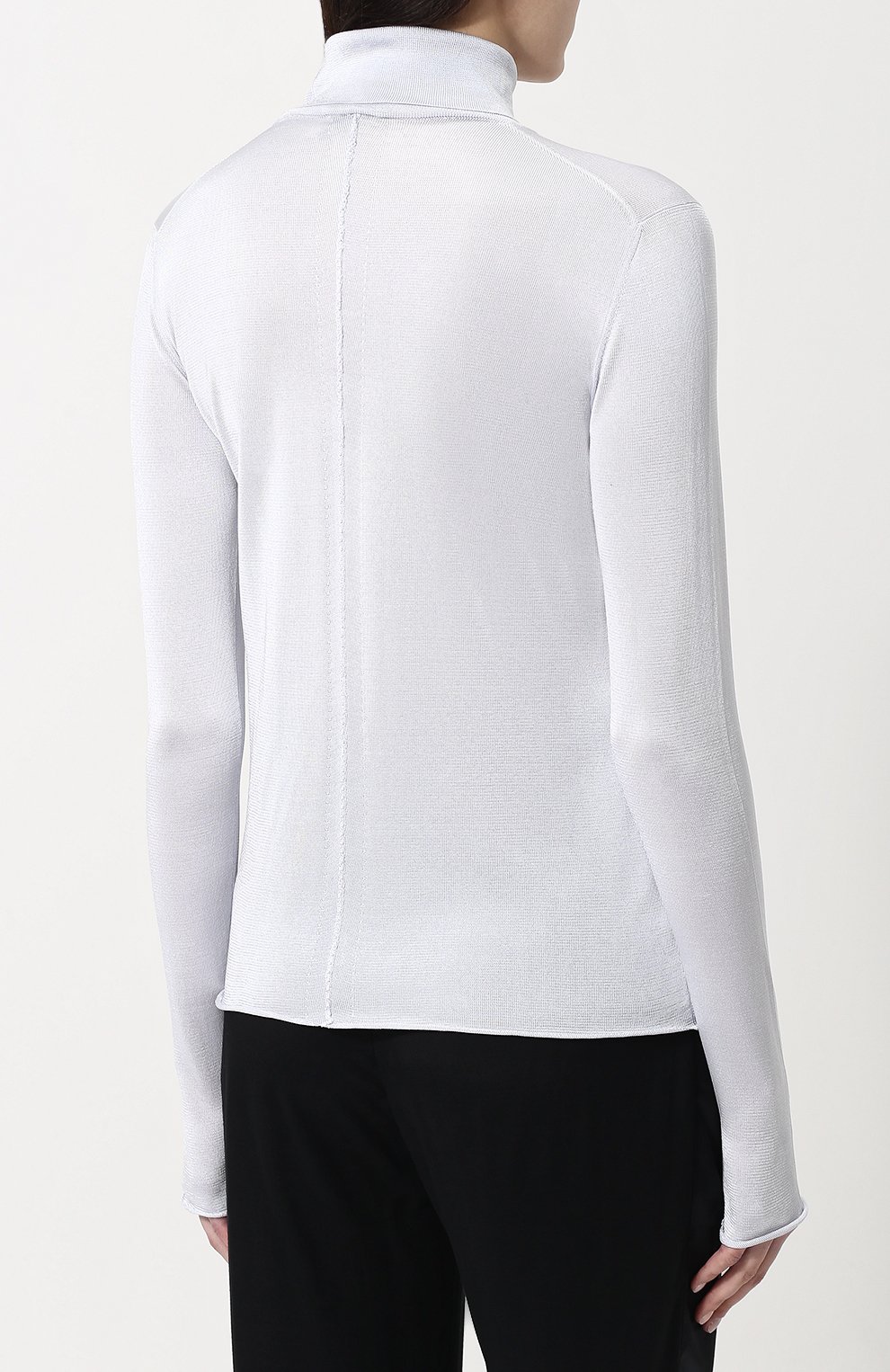 Однотонная шелковая водолазка TOM FORD, арт. MAK762-YAX162, фото 4