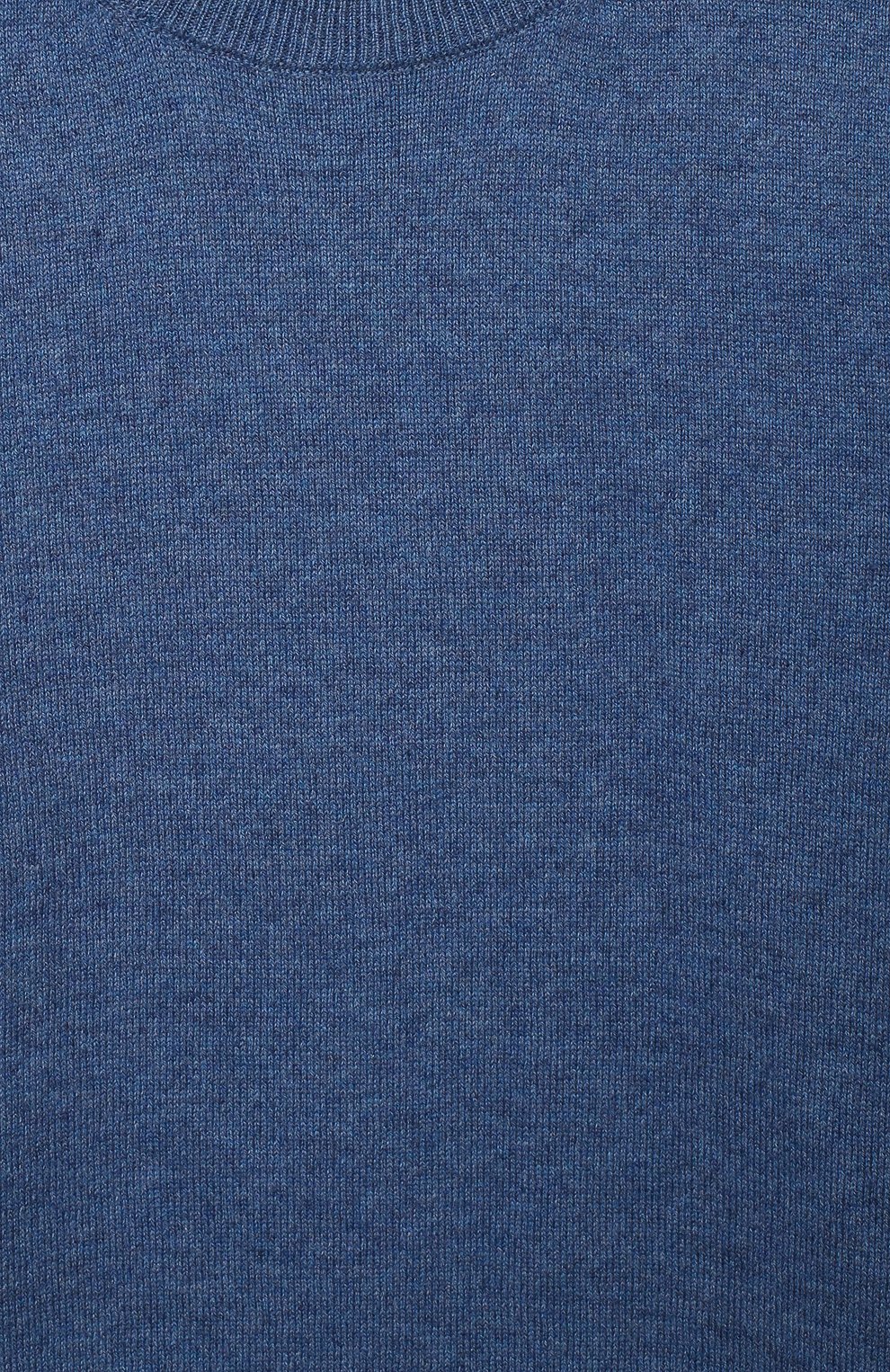 Кашемировый пуловер BRUNELLO CUCINELLI синего цвета по цене 47950 руб., арт. B22M10000B, фото 3 Кашемировый пуловер BRUNELLO CUCINELLI, арт. B22M10000B, фото 3