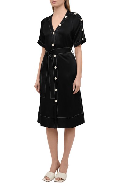 Платье из вискозы PROENZA SCHOULER WHITE LABEL, арт. WL2113140-BY194, фото 3