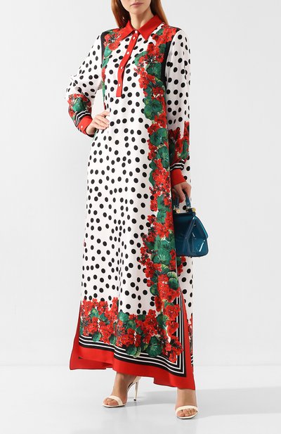Шелковое платье DOLCE & GABBANA, арт. F6XT1T/FI1IY, фото 2