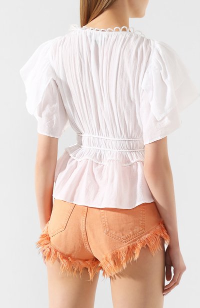 Хлопковая блузка ISABEL MARANT, арт. HT1739-20E021I/YEMILA, фото 4