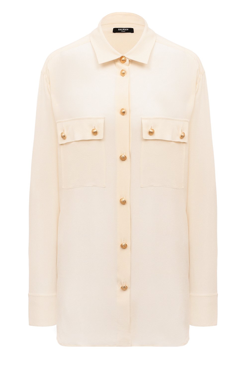 Шелковая рубашка BALMAIN, арт. AF0HS100SB66, фото 1