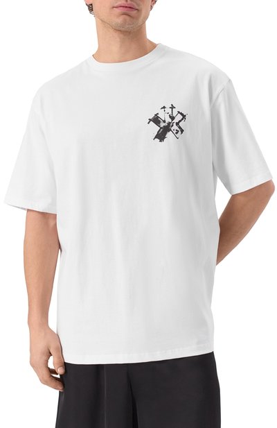 Хлопковая футболка COMME DES FUCKDOWN, арт. CFABM01574, фото 3