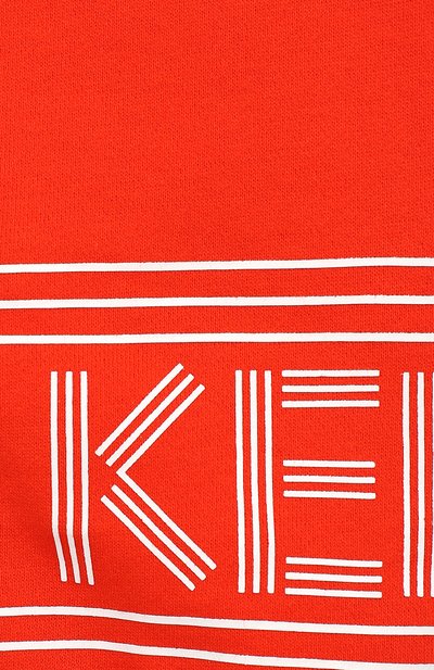Хлопковые джоггеры KENZO оранжевого цвета по цене 4950 руб., арт. KN23568/3A-6A, фото 3 Хлопковые джоггеры KENZO, арт. KN23568/3A-6A, фото 3