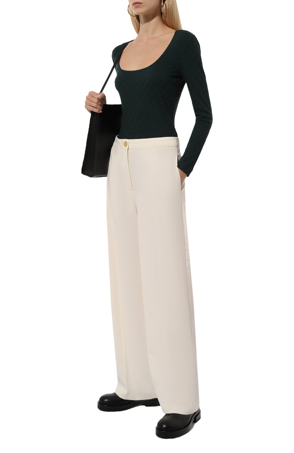 Лонгслив из вискозы и кашемира GIORGIO ARMANI, арт. 6DAM70/AJSVZ, фото 2