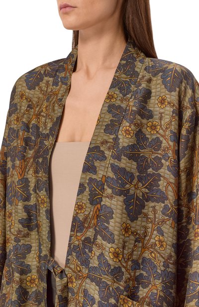 Кимоно UMA WANG хаки цвета по цене 106500 руб., арт. UM6512_1, фото 5 Кимоно UMA WANG, арт. UM6512_1, фото 5