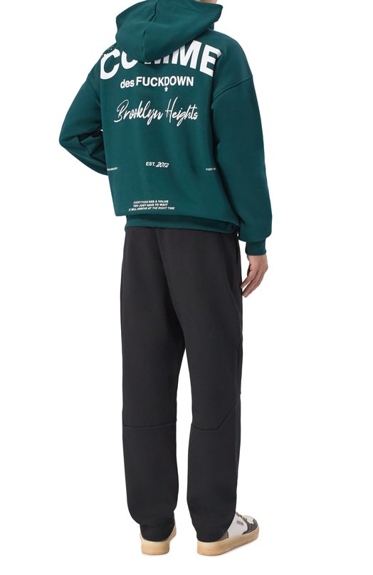 Хлопковое худи Comme des Fuckdown CFABM01747 Синий  CFABM01747 Фото 2