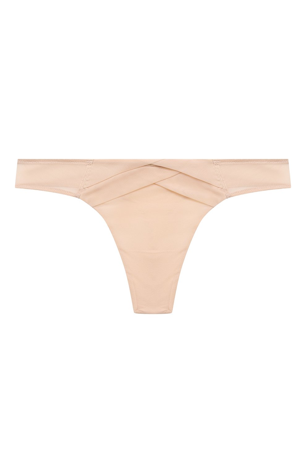 Трусы-стринги CHANTAL THOMASS светло-бежевого цвета по цене 6640 руб., арт. T00780, фото 1 Трусы-стринги CHANTAL THOMASS, арт. T00780, фото 1