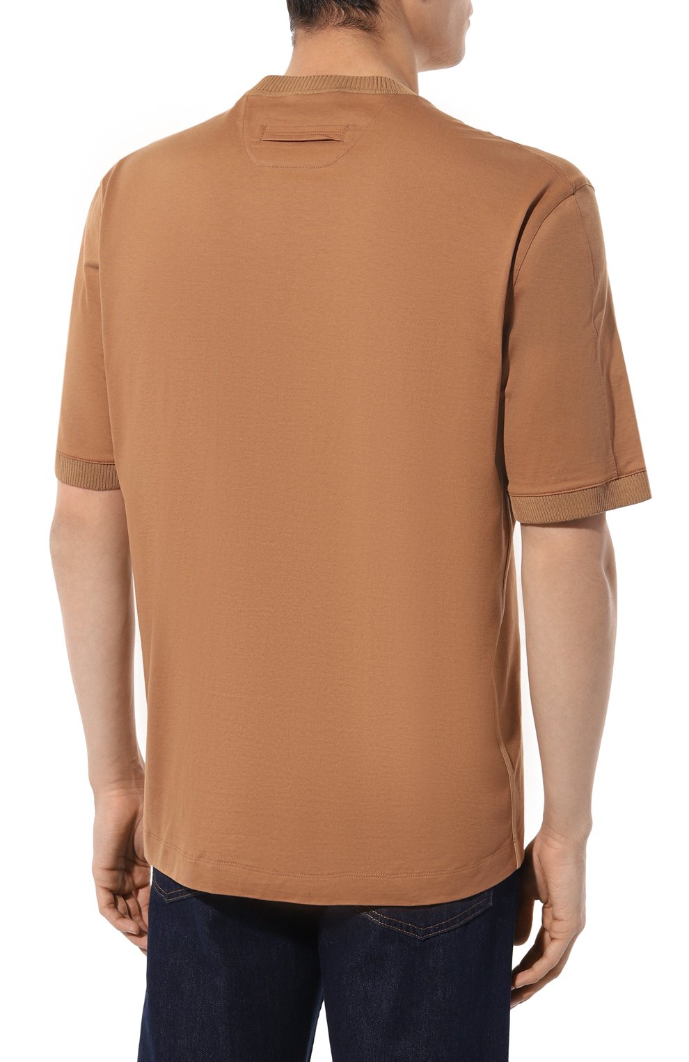 Хлопковая футболка ZEGNA, арт. UD379A7/D715, фото 4