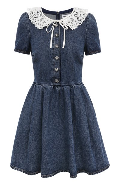 Джинсовое платье SELF-PORTRAIT, арт. PF23-813S-BL, фото 1