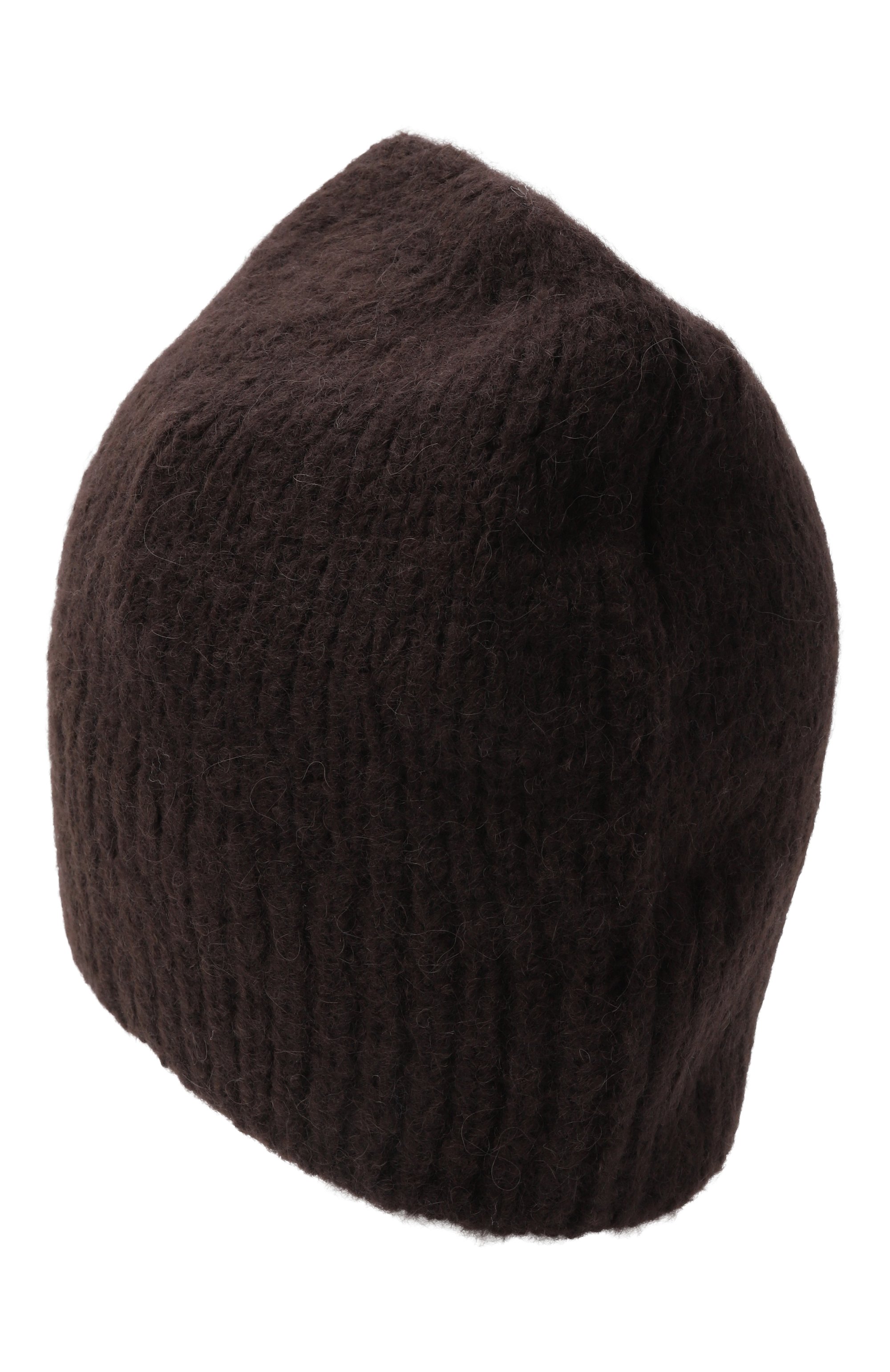 Шерстяная шапка DRIES VAN NOTEN темно-коричневого цвета по цене 28200 руб., арт. 021231-2709-704, фото 2 Шерстяная шапка DRIES VAN NOTEN, арт. 021231-2709-704, фото 2