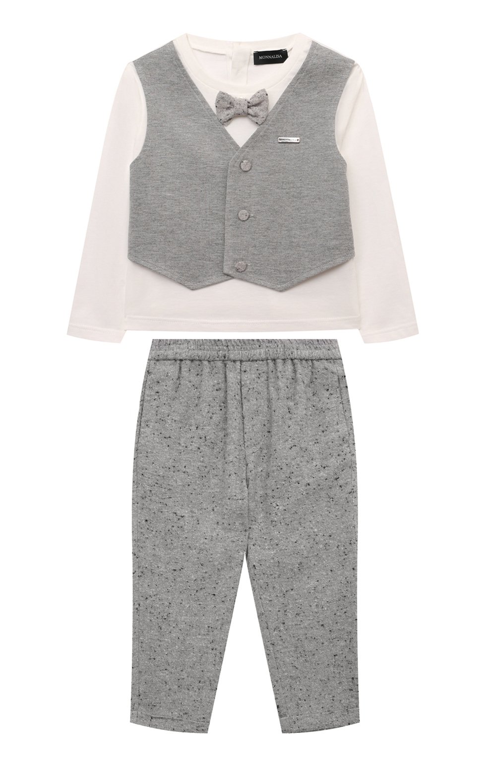Комплект из лонгслива и брюк MONNALISA, арт. 28D501, фото 1