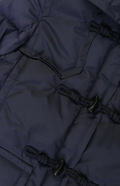 Пуховик с капюшоном и декоративными пуговицами MONCLER ENFANT, арт. C2-954-49384-85-68352/8-10A, фото 3