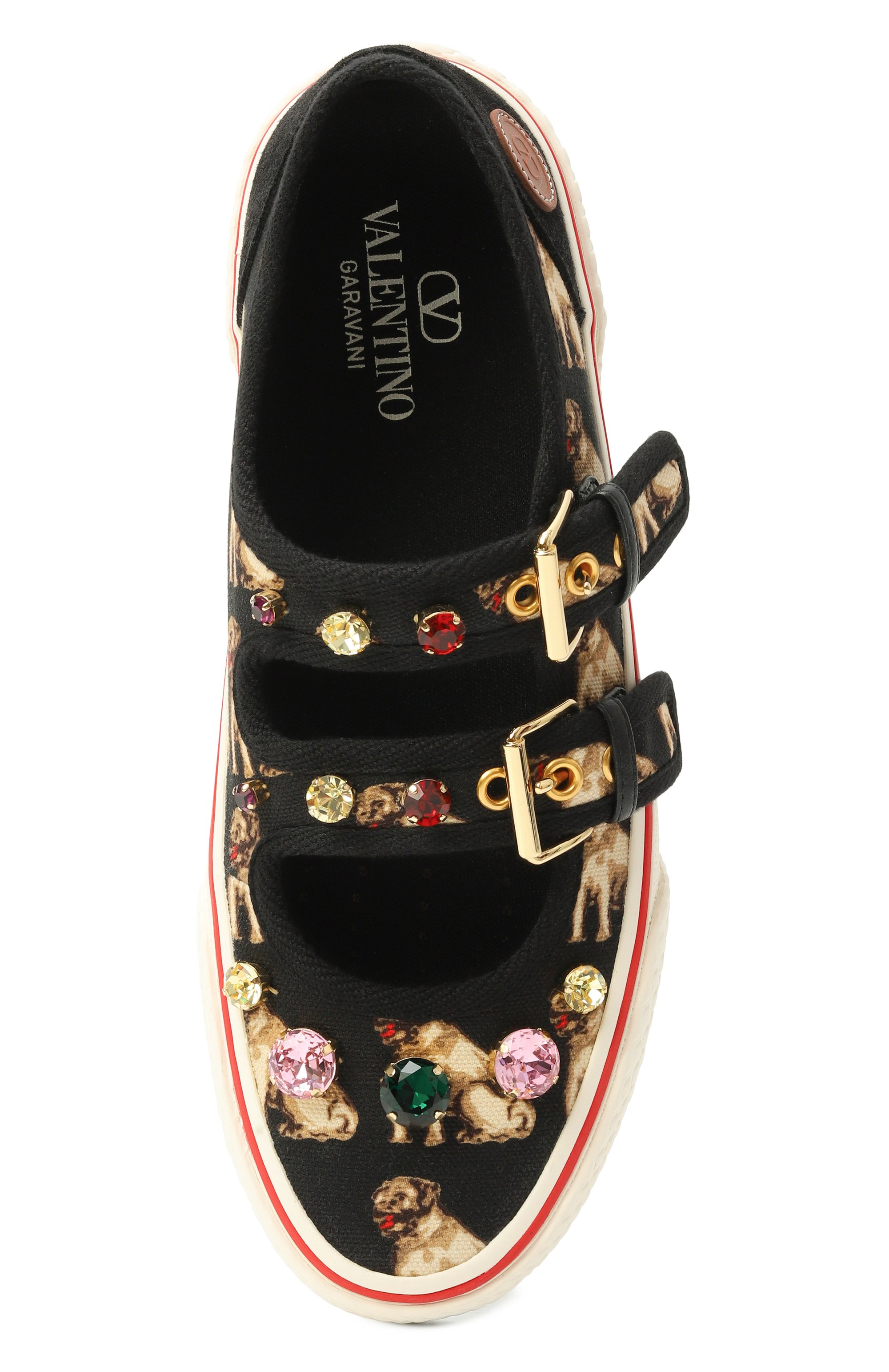 Текстильные кеды dollyboard VALENTINO, арт. 7W2S0LH6/FEB, фото 6