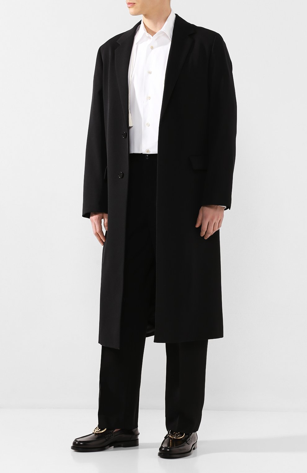 Кожаные лоферы BURBERRY, арт. 8025757, фото 2