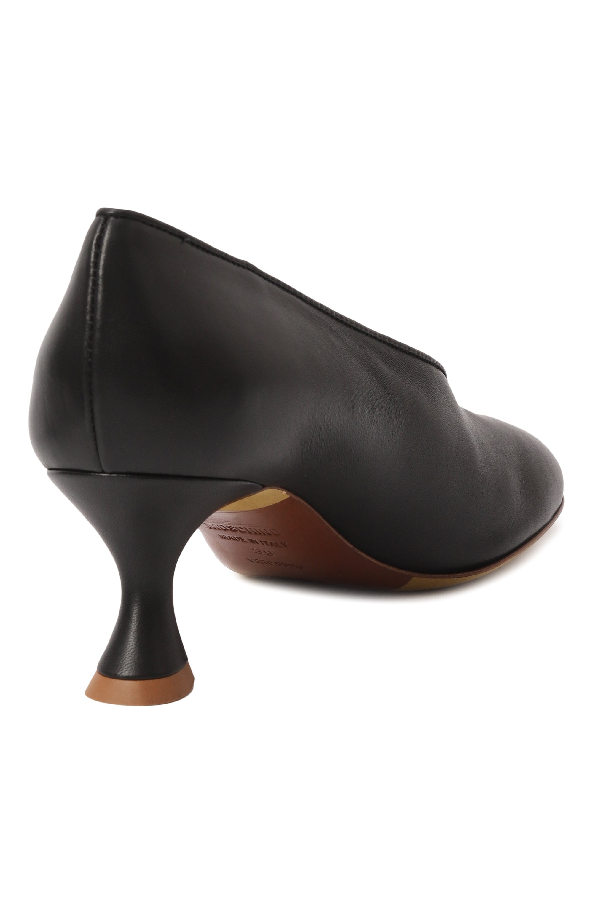 Кожаные туфли duck 55 MOSCHINO, арт. 10015/MA0, фото 5