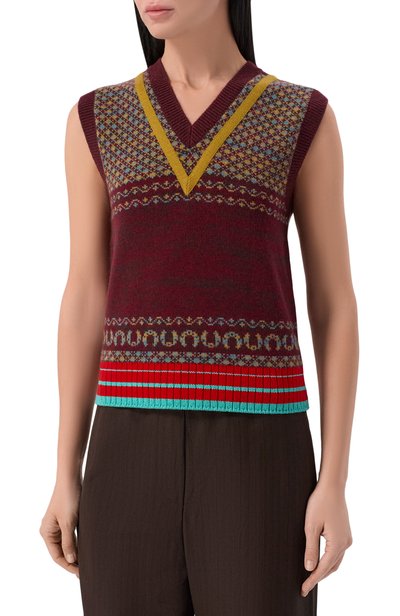 Жилет из кашемира и шерсти DRIES VAN NOTEN, арт. 011217/4757, фото 3