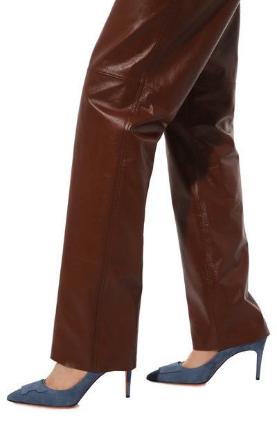 Замшевые туфли sibille SANTONI, арт. WDIG71207HI2TMGD, фото 3