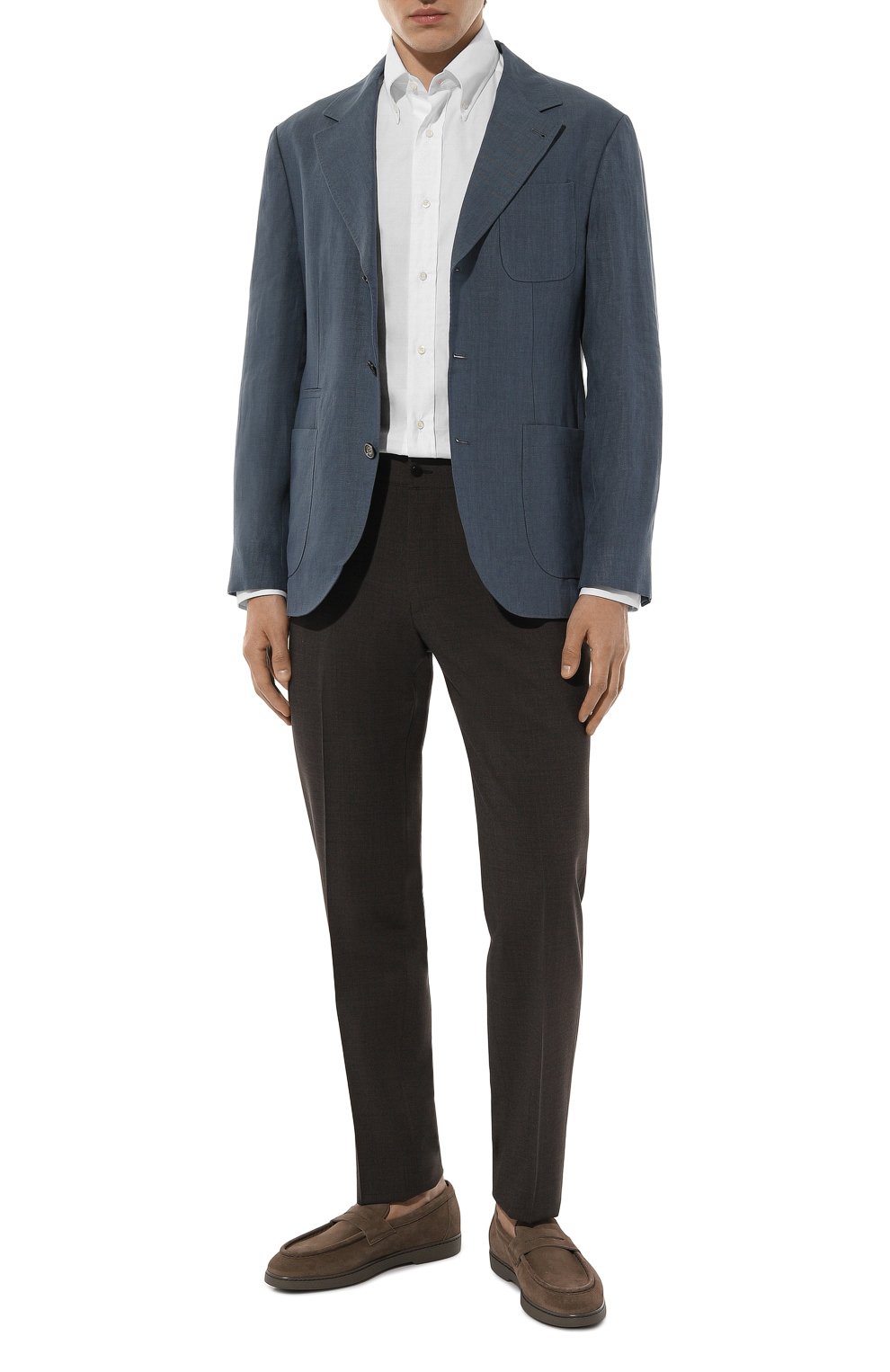 Льняной пиджак BRUNELLO CUCINELLI, арт. MB4207BNDP, фото 2