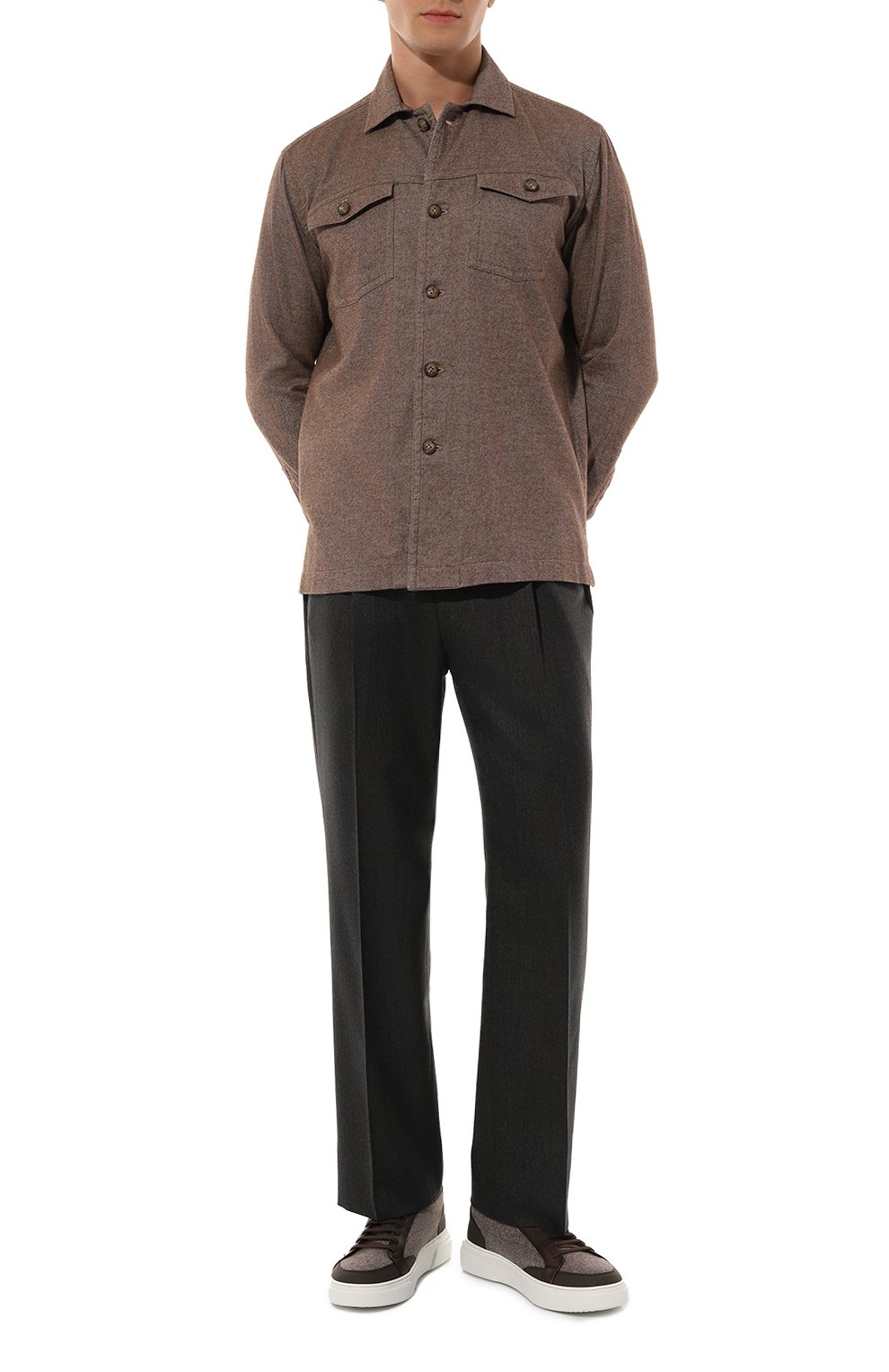 Хлопковая рубашка GIAMPAOLO, арт. GB23/41315, фото 2