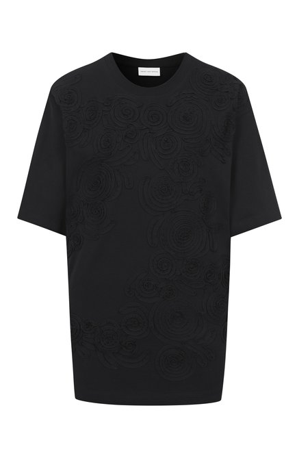 Женская хлопковая футболка DRIES VAN NOTEN, арт. 011119-2603-900