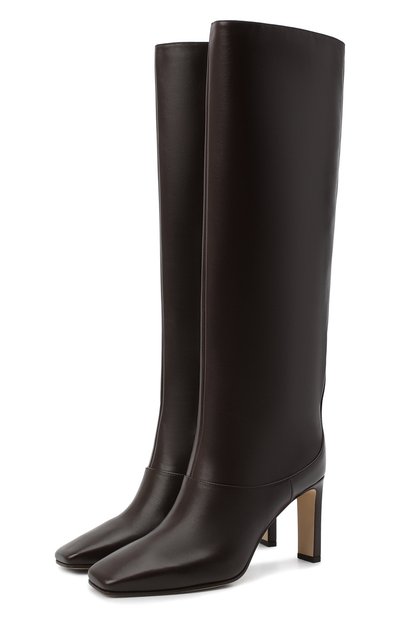 Кожаные сапоги mahesa 85 JIMMY CHOO, арт. MAHESA 85/WLZ, фото 1