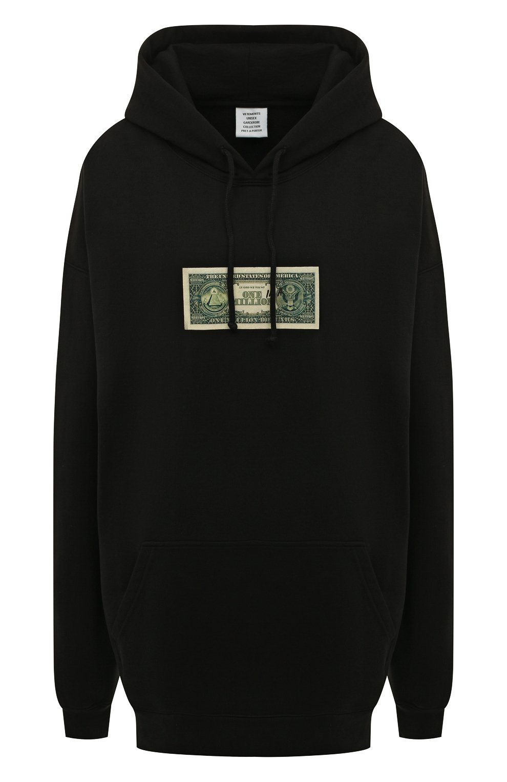 Хлопковое худи VETEMENTS, арт. UA53HD140B 1606/W, фото 1