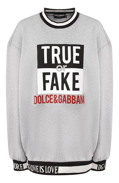 Женский хлопковый свитшот DOLCE & GABBANA, арт. F9C85T/G7SVB