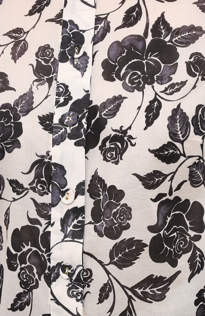 Хлопковая рубашка ZIMMERMANN черно-белого цвета по цене 53500 руб., арт. 9857TAND, фото 5 Хлопковая рубашка ZIMMERMANN, арт. 9857TAND, фото 5