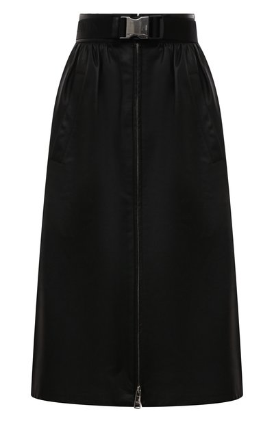 Женская кожаная юбка PRADA, арт. 51809-1WDV-F0002