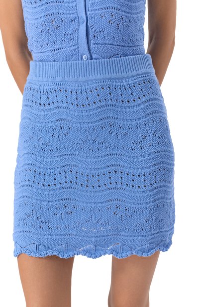 Хлопковая юбка MC2 SAINT BARTH, арт. STBW APPLE/06218H, фото 5