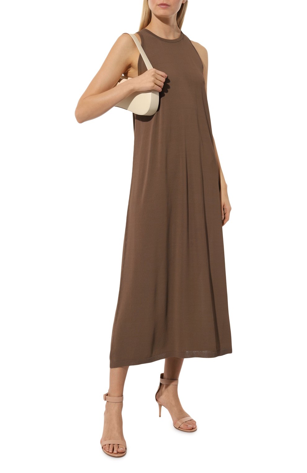 Кожаные босоножки portofino GIANVITO ROSSI, арт. G60088.70RIC.NAPPEAH, фото 2