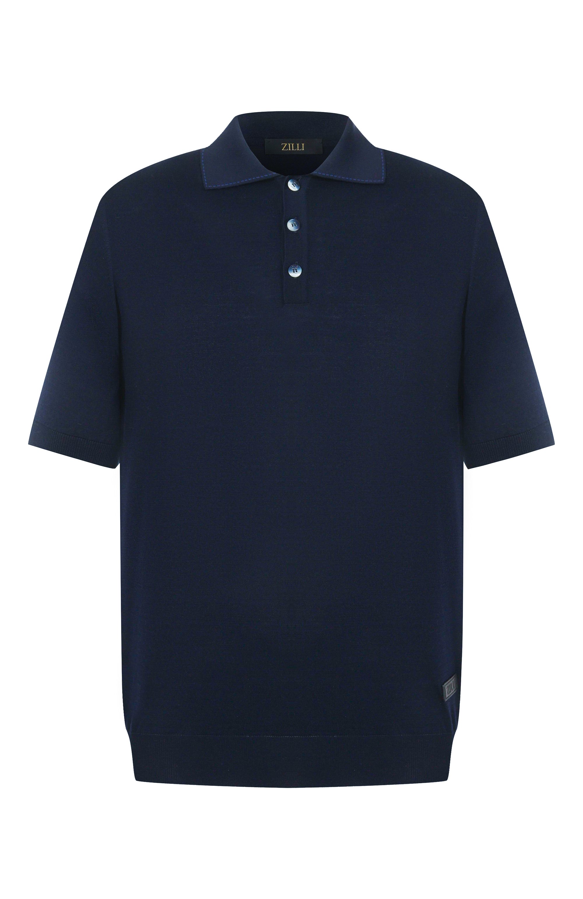 Поло из хлопка и шелка ZILLI, арт. KBP002M0142VRIS00/62, фото 1