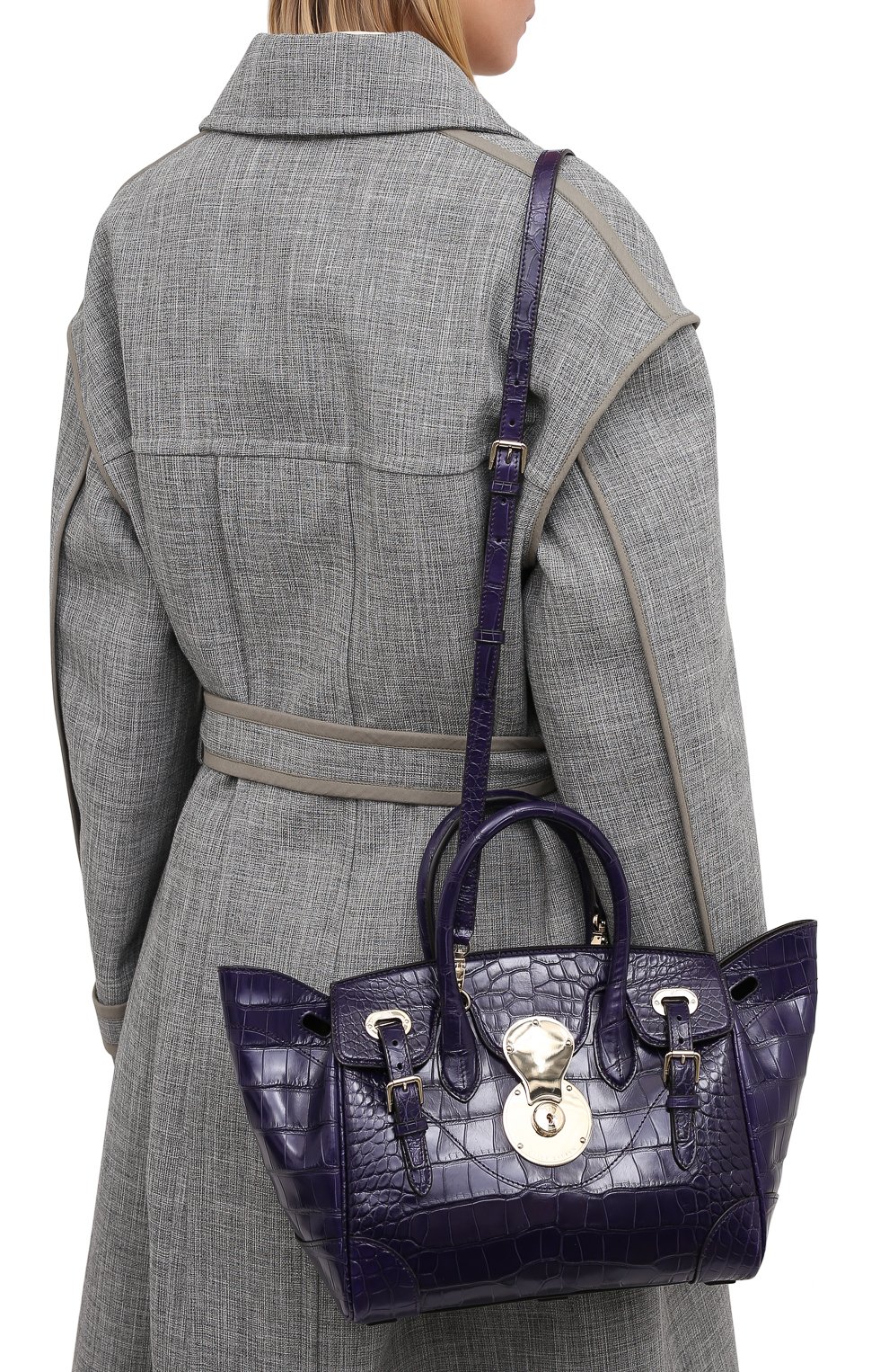 Сумка из кожи аллигатора RALPH LAUREN, арт. 435832072/AMIS, фото 5