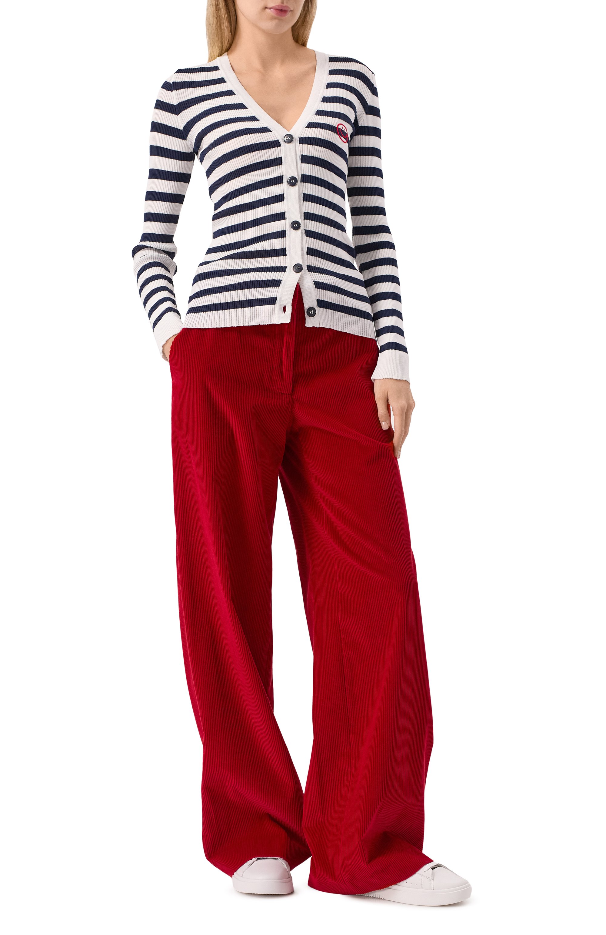 Вельветовые брюки CHAPURIN красного цвета по цене 85000 руб., арт. P/19551/28650-М, фото 2 Вельветовые брюки CHAPURIN, арт. P/19551/28650-М, фото 2