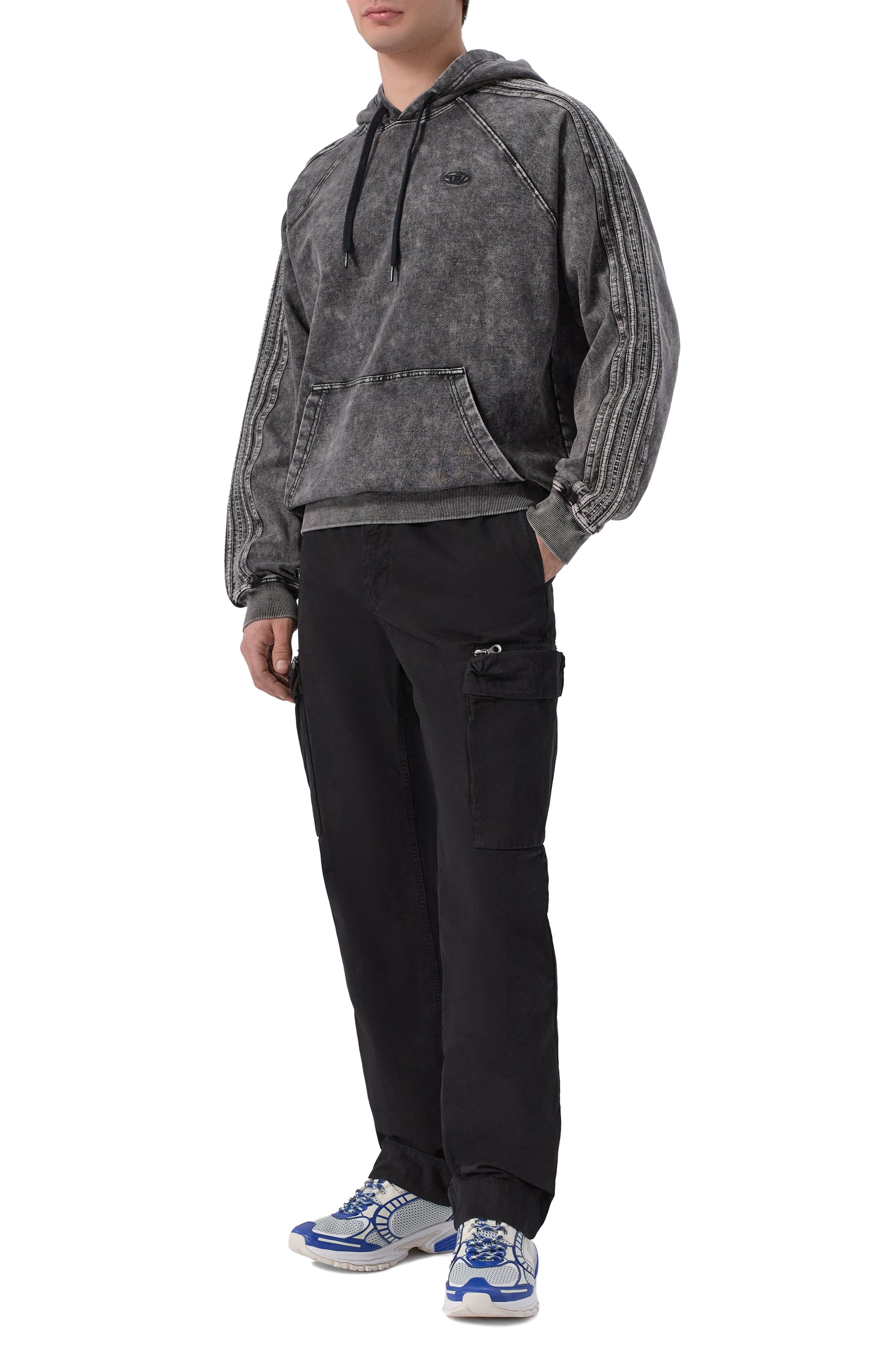 Хлопковое худи DIESEL, арт. A21842/0DCCJ, фото 2