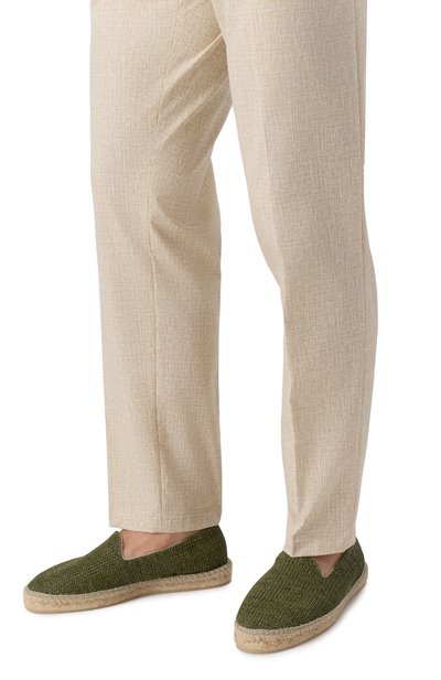 Эспадрильи из рафии MANEBI зеленого цвета по цене 17150 руб., арт. H 1.3 C0, фото 3 Эспадрильи из рафии MANEBI, арт. H 1.3 C0, фото 3