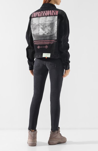 Джинсовая куртка OFF-WHITE, арт. 0MYE017R198120111088/W, фото 2