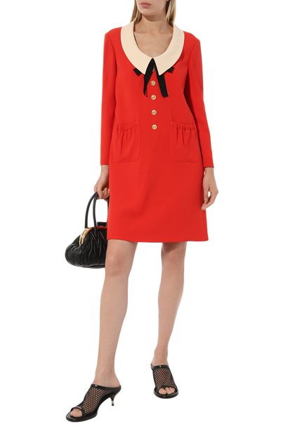 Хлопковое платье GUCCI, арт. 569942 ZABI0, фото 2