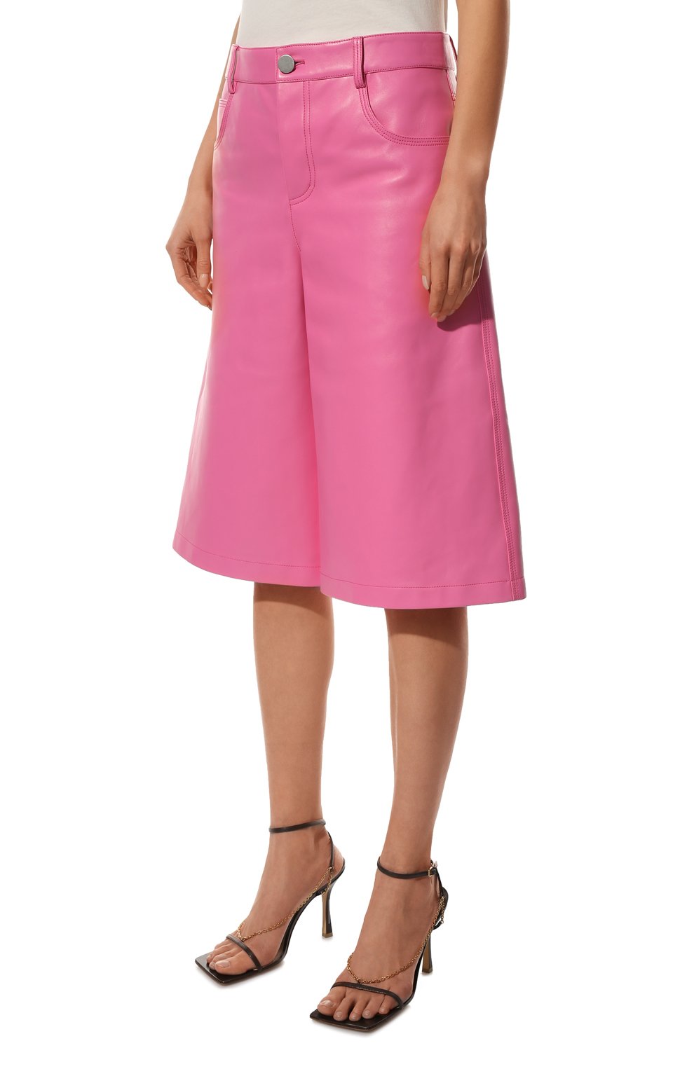 Кожаные шорты BOTTEGA VENETA, арт. 690076/VKV90, фото 3